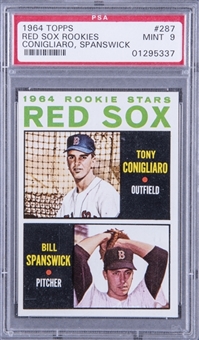 1964 Topps #287 Tony Conigliaro Rookie Card – PSA MINT 9